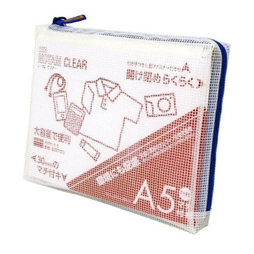 サクラクレパス メッシュケース(ブルー) A5/190x250x30mm EA762CF-352 4550061679340【別送品】