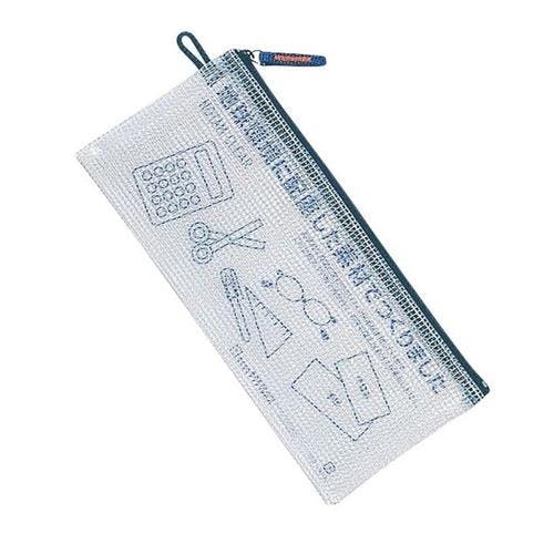 サクラクレパス メッシュケース(ブルー) 手形/110x245mm EA762CF-372 4550061679081【別送品】