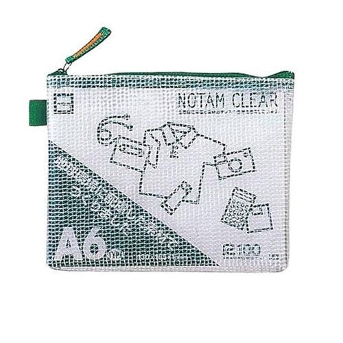 サクラクレパス メッシュケース(グリーン) A6/130x165x15mm EA762CF-374 4550061678862【別送品】