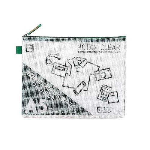 サクラクレパス メッシュケース(グリーン) A5/190x250x15mm EA762CF-380 4550061678831【別送品】