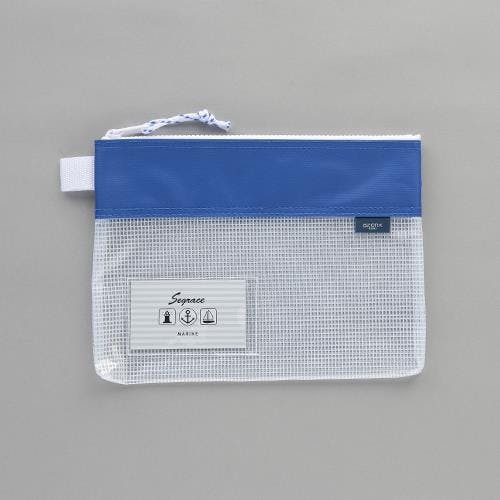 セキセイ(sedia) メッシュケース(ブルー) A5/190x250mm EA762CF-501 4550061825075【別送品】