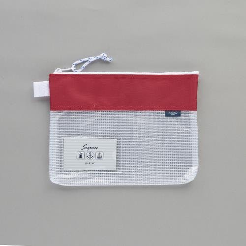 セキセイ(sedia) メッシュケース(レッド) A5/190x250mm EA762CF-503 4550061826065【別送品】