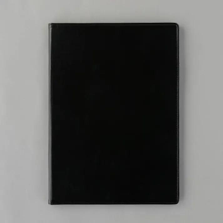 セキセイ(sedia) クリップファイル(二つ折り/ブラック) 320x230mm EA762DA-162 4550061808023【別送品】