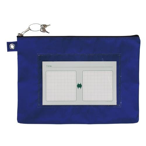 サクラクレパス メールバッグ(紺/鍵付) 260x370x15mm/A4 EA762DD-41 4550061492598【別送品】