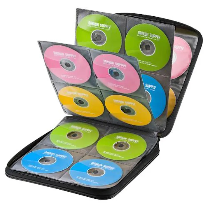 サンワサプライ 305x 68x282mm CD/DVD/BDケース(160枚/ブラック) オフィス用品、備品 4550061692226 EA762EE-106(CDC)【別送品】