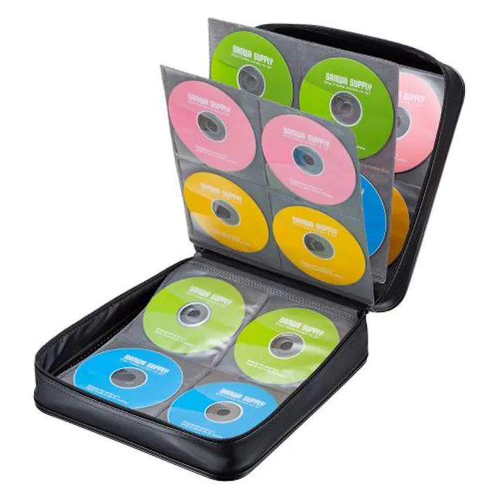 サンワサプライ 305x120x280mm CD/DVD/BDケース(320枚/ブラック) オフィス用品、備品 4550061692233 EA762EE-107(CDC)【別送品】