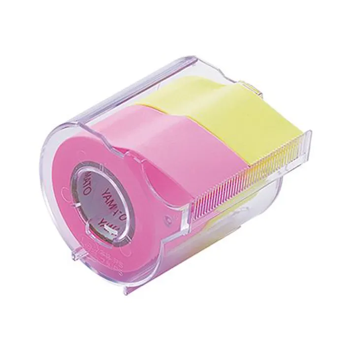 ESCO 25mmx10m 粘着メモテープ(ローズ・レモン) ファイル 4550061925423 EA762GH-1(CDC)【別送品】