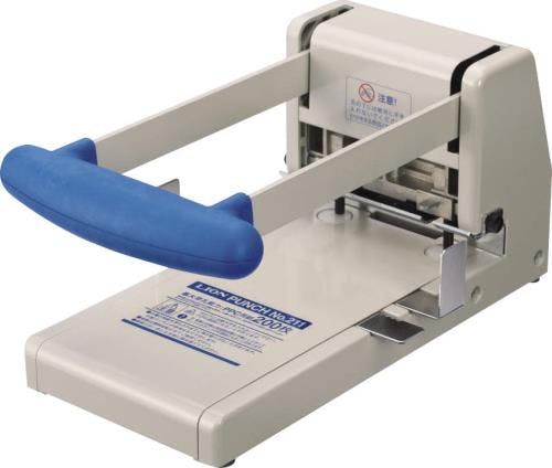 ライオン事務器(LION) 強力型パンチ 180x319x153mm/200枚 EA762MD-16 4550061850879【別送品】