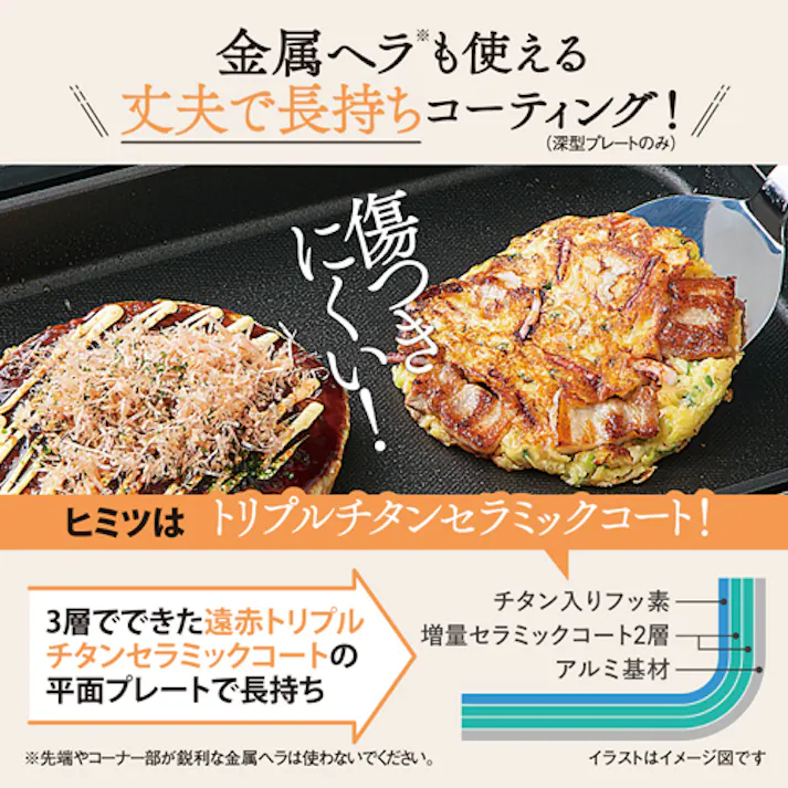 象印マホービン(ZOJIRUSHI) ホットプレート AC100V/1300W EA763AK-8G 4550061071519【別送品】