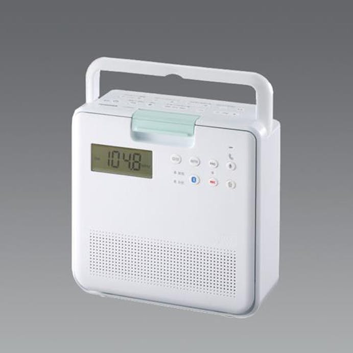 東芝(TOSHIBA)  145x63x150mm防水ラジオ(FM