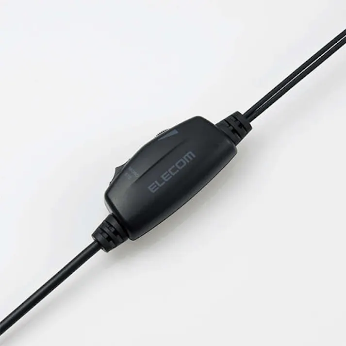 エレコム ステレオヘッドホン(リアバンドタイプ) 5m EA763BC-20B 4550061443798【別送品】