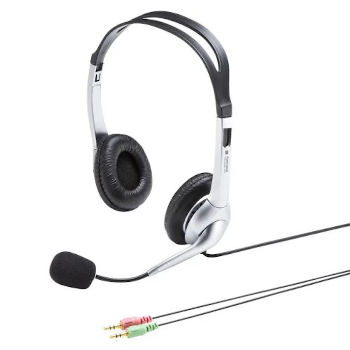 サンワサプライ 40mm ヘッドセットマイクロホン(ステレオ) オフィス用品、備品 4550061801765 EA763BC-24(CDC)【別送品】