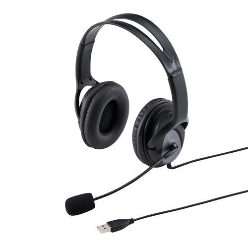 サンワサプライ USBヘッドセット(大型ソフトイヤーパッド) 2.1m EA763BC-47 4550061672983【別送品】