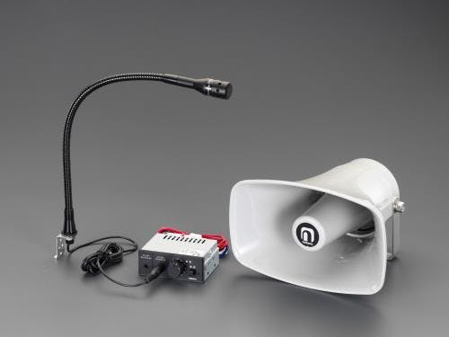 スピーカー＆アンプセット [建設機械用] EA763CF-20 4548745907995【別送品】