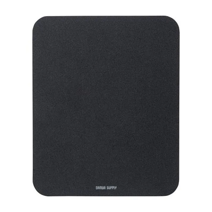 サンワサプライ 180x220mm マウスパッド(抗菌/ブラック) オフィス用品、備品 4550061992371 EA764-56(CDC)【別送品】