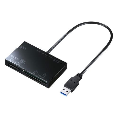 サンワサプライ カードリーダー(超高速マルチタイプ) USB3.0 EA764A-184 4550061682562【別送品】