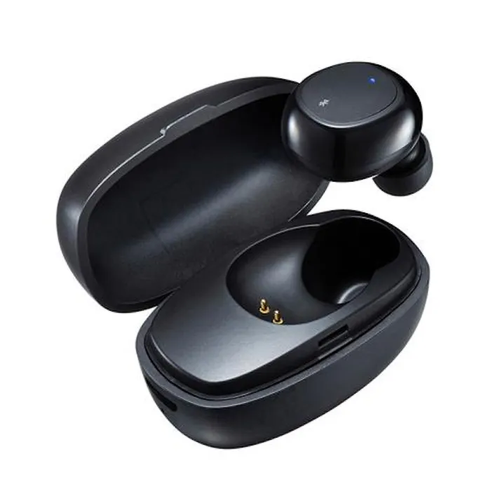 サンワサプライ 超小型防水片耳イヤホン 26.7x18x24.4mm EA764A-203 4550061674772【別送品】