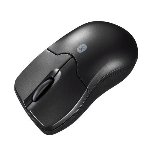 サンワサプライ ワイヤレスマウス(BlueLED/黒) [単4x2本] EA764AA-141 4550061074077【別送品】