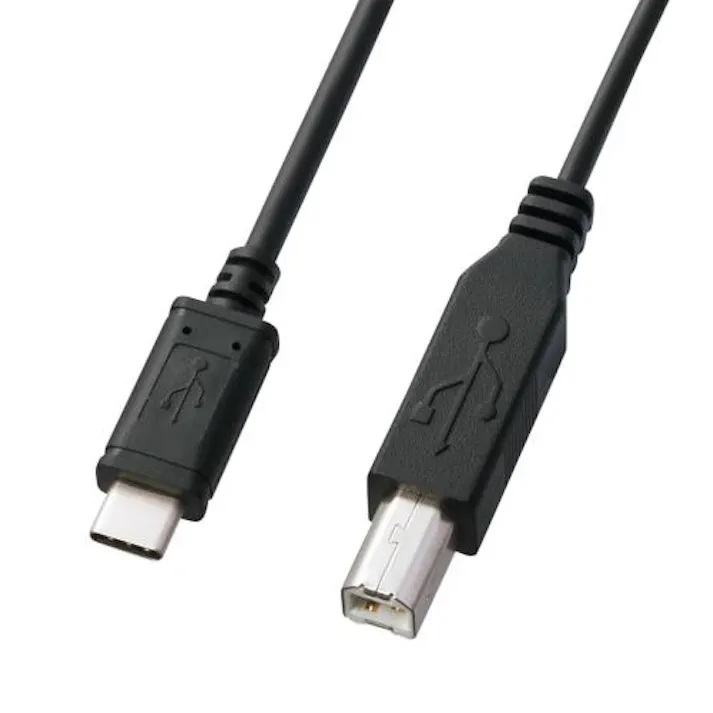 サンワサプライ 2.0m USBケーブル(C-B/2.0対応) オフィス用品、備品 4550061689912 EA764AC-37A(CDC)【別送品】