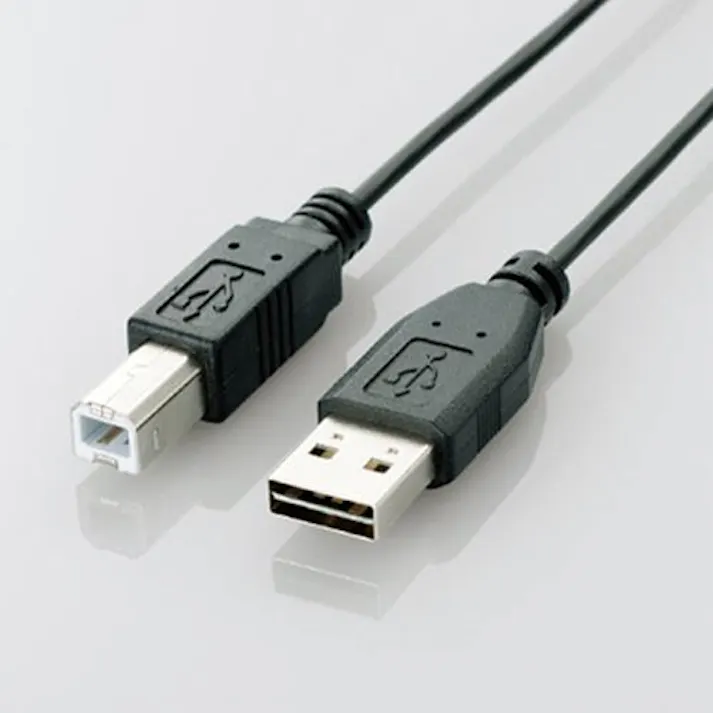 エレコム 3.0m USBケーブル(ABタイプ/黒) オフィス用品、備品 4548745886207 EA764AC-8C(CDC)【別送品】