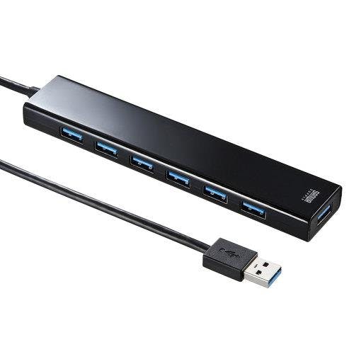 サンワサプライ USB3.0ハブ(急速充電＆同期ポート付) [7ポート] EA764AD-76A 4550061887622【別送品】