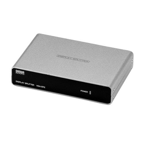 サンワサプライ 高性能ディスプレイ分配器(2分配) EA764AE-21 4550061370926【別送品】