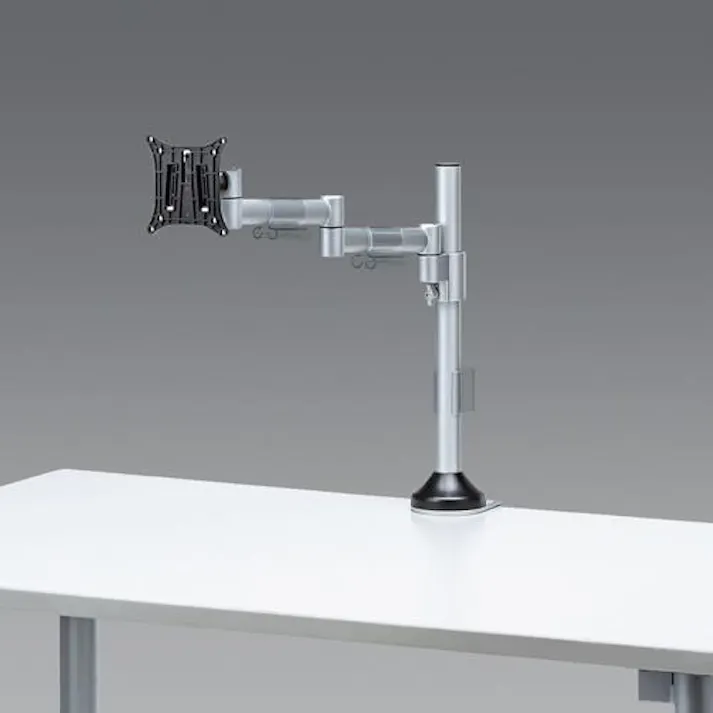 サンワサプライ 420mm モニターアーム(水平可動) オフィス用品、備品 4550061427002 EA764AG-16A(CDC)【別送品】