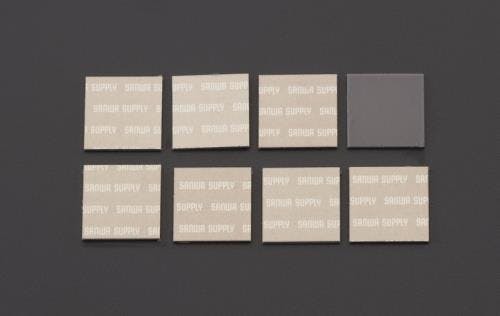 サンワサプライ 冷却パッド(正方形/シルバー/8枚) 17x17mm EA764AH-15 4550061371091【別送品】