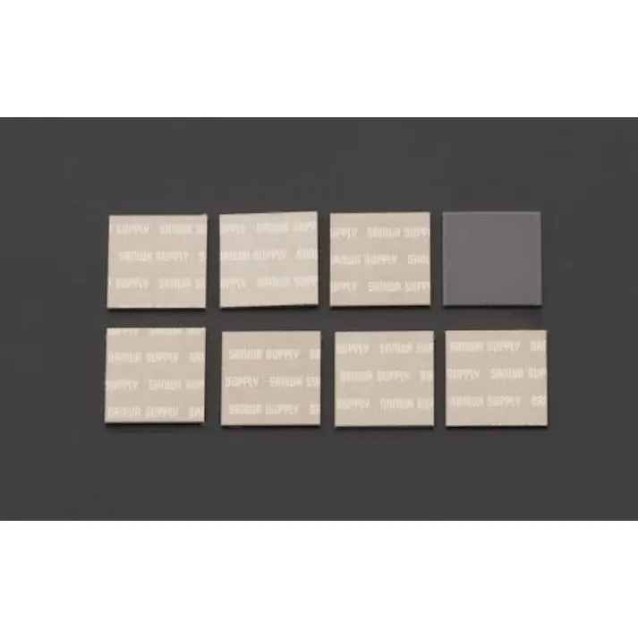 サンワサプライ 17x17mm 冷却パッド(正方形/シルバー/12枚) オフィス用品、備品 4550061371107 EA764AH-17(CDC)【別送品】