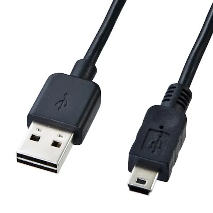 サンワサプライ 1.0m両方挿せるUSBケーブル(A-ミニB5pin/2.0対応 オフィス用品、備品 4550061684993 EA764AJ-178(CDC)【別送品】