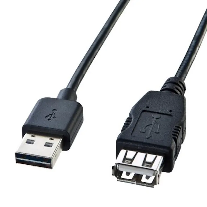 サンワサプライ 1.0m 両面挿せるUSB延長ケーブル(A-A/2.0) オフィス用品、備品 4550061688205 EA764AJ-222(CDC)【別送品】