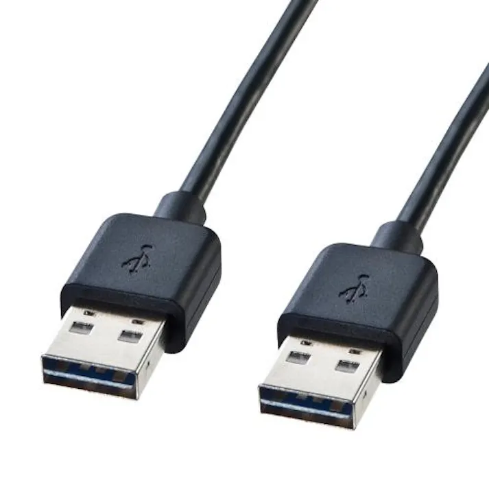 サンワサプライ 1.0m 両面挿せるUSBケーブル(A-Aコネクタ) オフィス用品、備品 4550061713181 EA764AJ-242(CDC)【別送品】