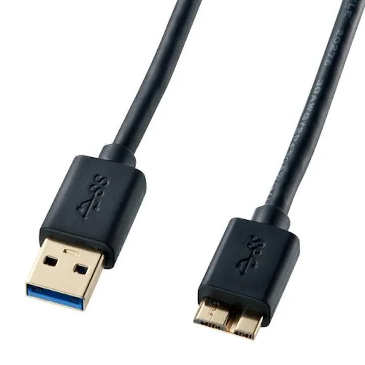 サンワサプライ 1.0m USBケーブル(A-microBタイプ/3.0対応) オフィス用品、備品 4550061685709 EA764AJ-65(CDC)【別送品】