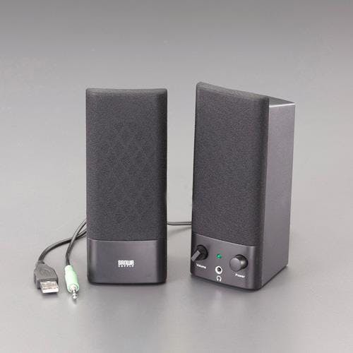 サンワサプライ スピーカー 60x66x150mm EA764AS-55A 4550061874622【別送品】