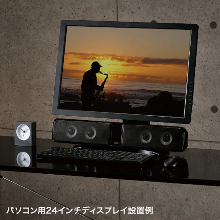サンワサプライ サウンドバーススピーカー(テレビ・PC用) 500x85x85mm EA764AS-72A 4550061932377【別送品】