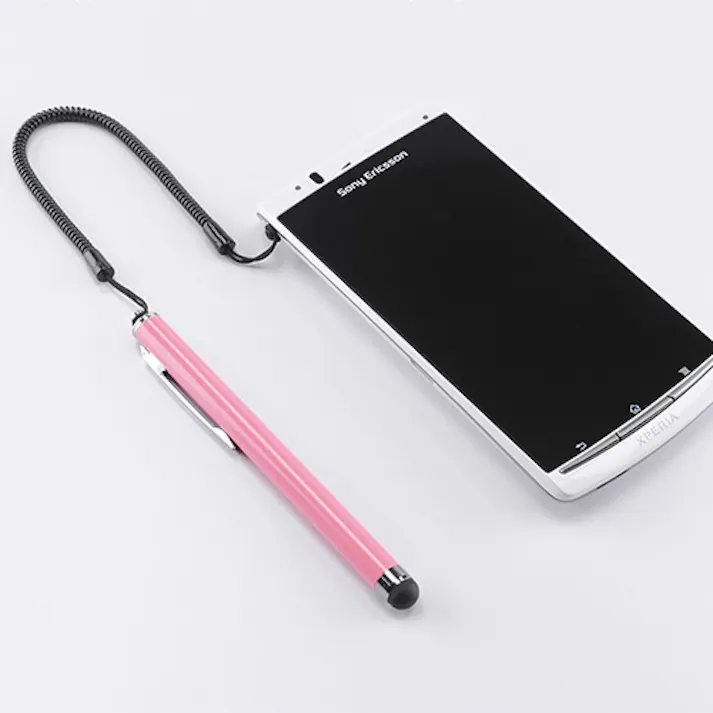 サンワサプライ タッチペン(カールコードストラップ付) φ8.6x110mm EA764AT-1 4550061447109【別送品】