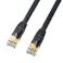 サンワサプライ フラットLANケーブル(CAT7/ブラック) 3m EA764BB-134 4550061810118【別送品】