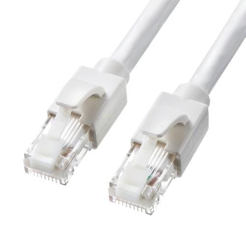 サンワサプライ LANケーブル(CAT6/10Gbイーサネット対応/白) 0.5m EA764BB-171 4550061814741【別送品】