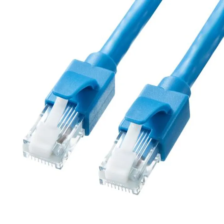 サンワサプライ 20 m LANケーブル(CAT6/10Gbイーサネット対応/青) オフィス用品、備品 4550061801611 EA764BB-189(CDC)【別送品】