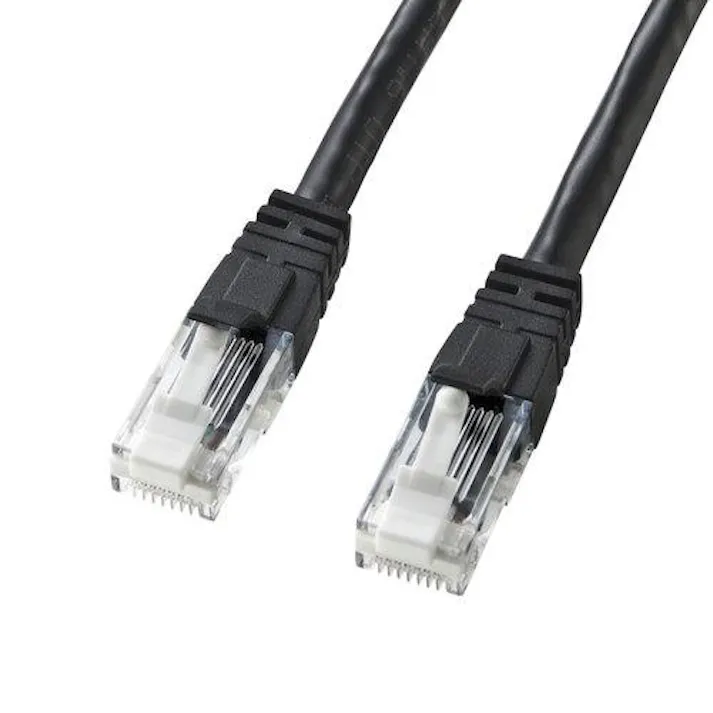 サンワサプライ 0.5m LANケーブル(CAT6/つめ折れ防止/ブラック) オフィス用品、備品 4550061887134 EA764BB-231A(CDC)【別送品】