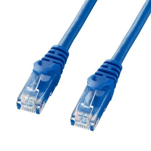 サンワサプライ LANケーブル(CAT6/エコパッケージ/ブルー) 2m EA764BB-323 4550061800713【別送品】