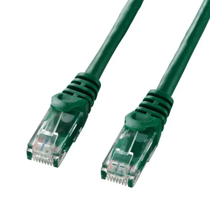 サンワサプライ 1 m LANケーブル(CAT6/エコパッケージ/グリーン) オフィス用品、備品 4550061801673 EA764BB-332(CDC)【別送品】