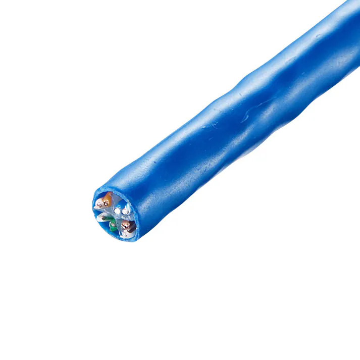 サンワサプライ LANケーブル(CAT6A/UTP/青/難燃性) 300m EA764BB-414 4550061974391【別送品】