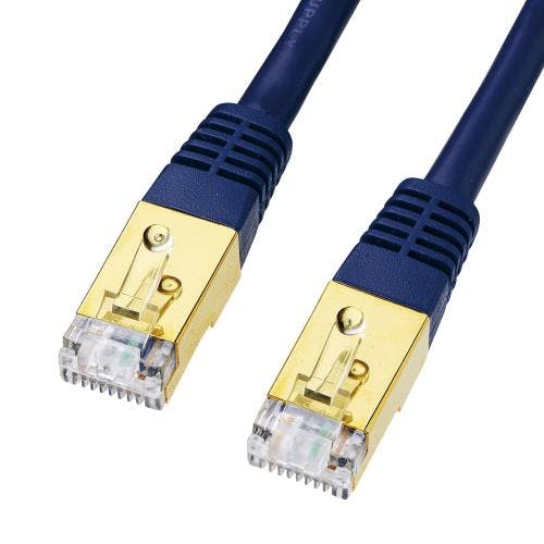 サンワサプライ LANケーブル(CAT7/SCTPタイプ/ネイビーブルー) 40m EA764BB-75 4550061807378【別送品】