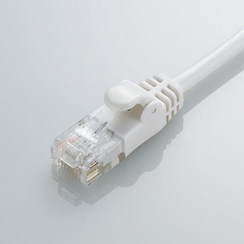 エレコム ソフトLANケーブル(CAT6準拠)[ホワイト] 2m EA764BC-2B 4550061649558【別送品】