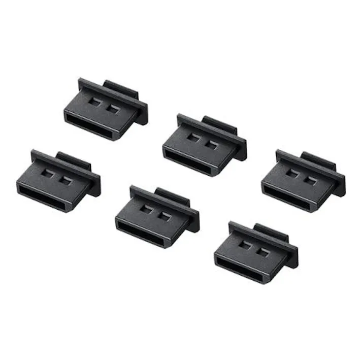 サンワサプライ DisplayPort用保護キャップ(6個) オフィス用品、備品 4550061959916 EA764BK-68(CDC)【別送品】