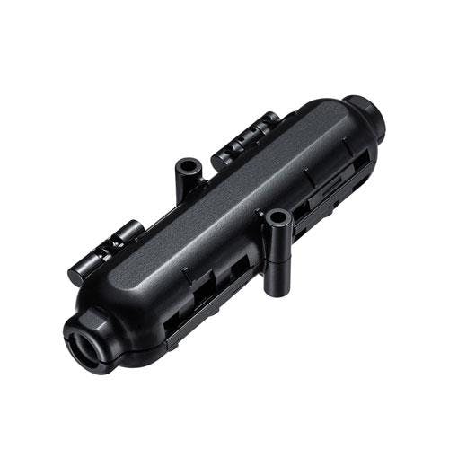 サンワサプライ LANケーブル中継ケース(耐水型) 38x142x32mm EA764BK-81 4550061995587【別送品】