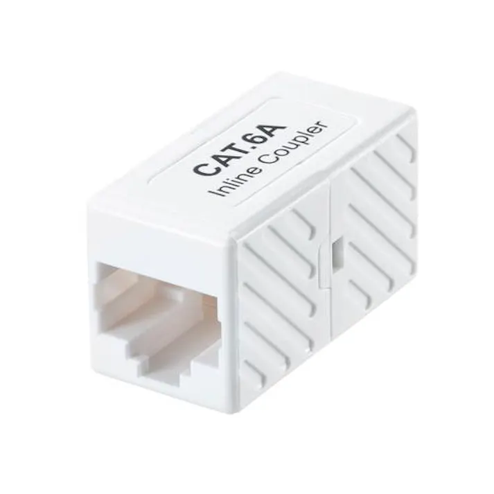 サンワサプライ LANケーブル中継アダプター(カテゴリー6a準拠) オフィス用品、備品 4550061674222 EA764BM-8(CDC)【別送品】