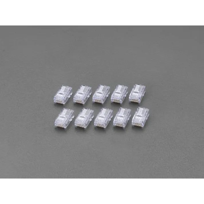 パンドウイット(PANDUIT) モジュラープラグ(Cat5E/レバー折防止/10コ) オフィス用品、備品 4518340244504 EA764BR-3(CDC)【別送品】