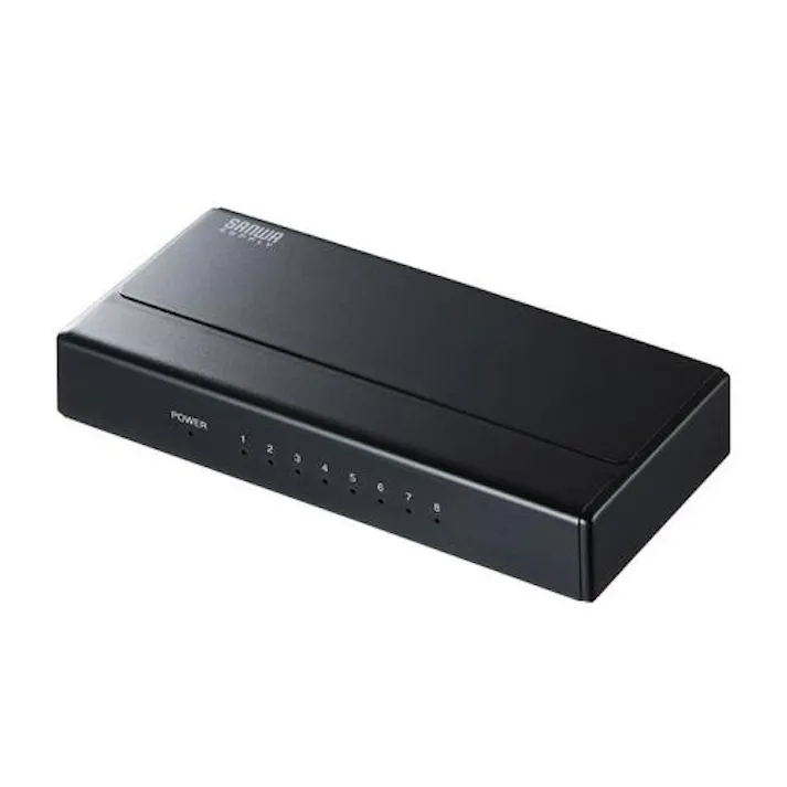 サンワサプライ スイッチングハブ(ギガビット対応/8ポート) オフィス用品、備品 4550061673362 EA764BY-53(CDC)【別送品】